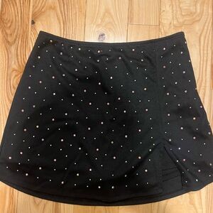 Black Sparkle Skort, Size Small, Wild Fable